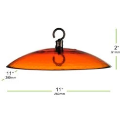 Mosaic Birds Petite Glass Baffle Dome Feeder, Fading Sunset -Sunny Decor Shop 357261 PT1. AC SS1800 V1660240270