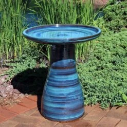 Sunnydaze Decor Elegant Outdoor Ceramic Bird Bath -Sunny Decor Shop 357775 PT1. AC SS1800 V1641941807