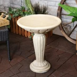 Sunnydaze Decor Grecian Garden Reinforced Concrete Bird Bath -Sunny Decor Shop 357787 PT1. AC SS1800 V1641946596