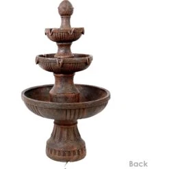 Sunnydaze Decor 3-Tier Flower Blossom Outdoor Electric Water Fountain -Sunny Decor Shop 357793 PT6. AC SS1800 V1641949003