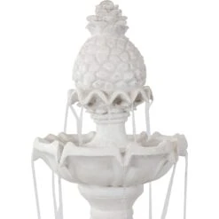 Sunnydaze Decor 3-Tier Welcome Garden Water Fountain -Sunny Decor Shop 357800 PT2. AC SS1800 V1641947493