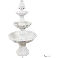 Sunnydaze Decor 3-Tier Welcome Garden Water Fountain -Sunny Decor Shop 357800 PT6. AC SS1800 V1641942758
