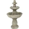 Sunnydaze Decor 3-Tier Birds-foot Delight Outdoor Water Fountain 1 Sunnydaze Decor 3-Tier Birds-foot Delight Outdoor Water Fountain -Sunny Decor Shop 357802 MAIN. AC SS1800 V1641948138