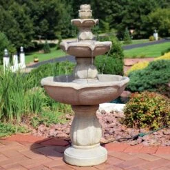 Sunnydaze Decor 3-Tier Birds-foot Delight Outdoor Water Fountain 12 Sunnydaze Decor 3-Tier Birds-foot Delight Outdoor Water Fountain -Sunny Decor Shop 357802 PT1. AC SS1800 V1641947251