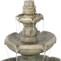 Sunnydaze Decor 3-Tier Birds-foot Delight Outdoor Water Fountain 13 Sunnydaze Decor 3-Tier Birds-foot Delight Outdoor Water Fountain -Sunny Decor Shop 357802 PT2. AC SS1800 V1641948391
