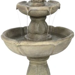Sunnydaze Decor 3-Tier Birds-foot Delight Outdoor Water Fountain 17 Sunnydaze Decor 3-Tier Birds-foot Delight Outdoor Water Fountain -Sunny Decor Shop 357802 PT6. AC SS1800 V1641945775
