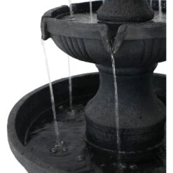 Sunnydaze Decor 3-Tier Flower Blossom Electric Water Fountain -Sunny Decor Shop 357804 PT7. AC SS1800 V1641946376
