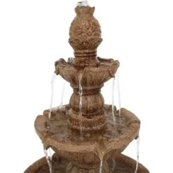Sunnydaze Decor 4-Tier Pineapple Outdoor Water Fountain 13 Sunnydaze Decor 4-Tier Pineapple Outdoor Water Fountain -Sunny Decor Shop 357806 PT2. AC SS1800 V1641946659