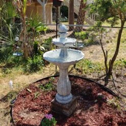 Sunnydaze Decor 2-Tier Arcade Solar Water Fountain -Sunny Decor Shop 357821 PT5. AC SS1800 V1641949294