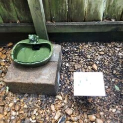 Sunnydaze Decor Ceramic Solar Frog Outdoor Water Fountain -Sunny Decor Shop 357825 PT4. AC SS1800 V1641943676