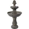 Sunnydaze Decor 2-Tier Pineapple Solar Water Fountain -Sunny Decor Shop 357827 MAIN. AC SS1800 V1641948089