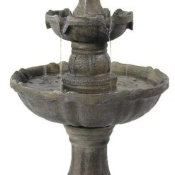 Sunnydaze Decor 2-Tier Pineapple Solar Water Fountain -Sunny Decor Shop 357827 PT4. AC SS1800 V1641941235