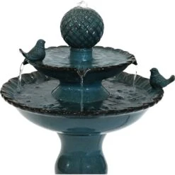 Sunnydaze Decor 2-Tier Resting Birds Ceramic Outdoor Water Fountain 13 Sunnydaze Decor 2-Tier Resting Birds Ceramic Outdoor Water Fountain -Sunny Decor Shop 357829 PT2. AC SS1800 V1641944788