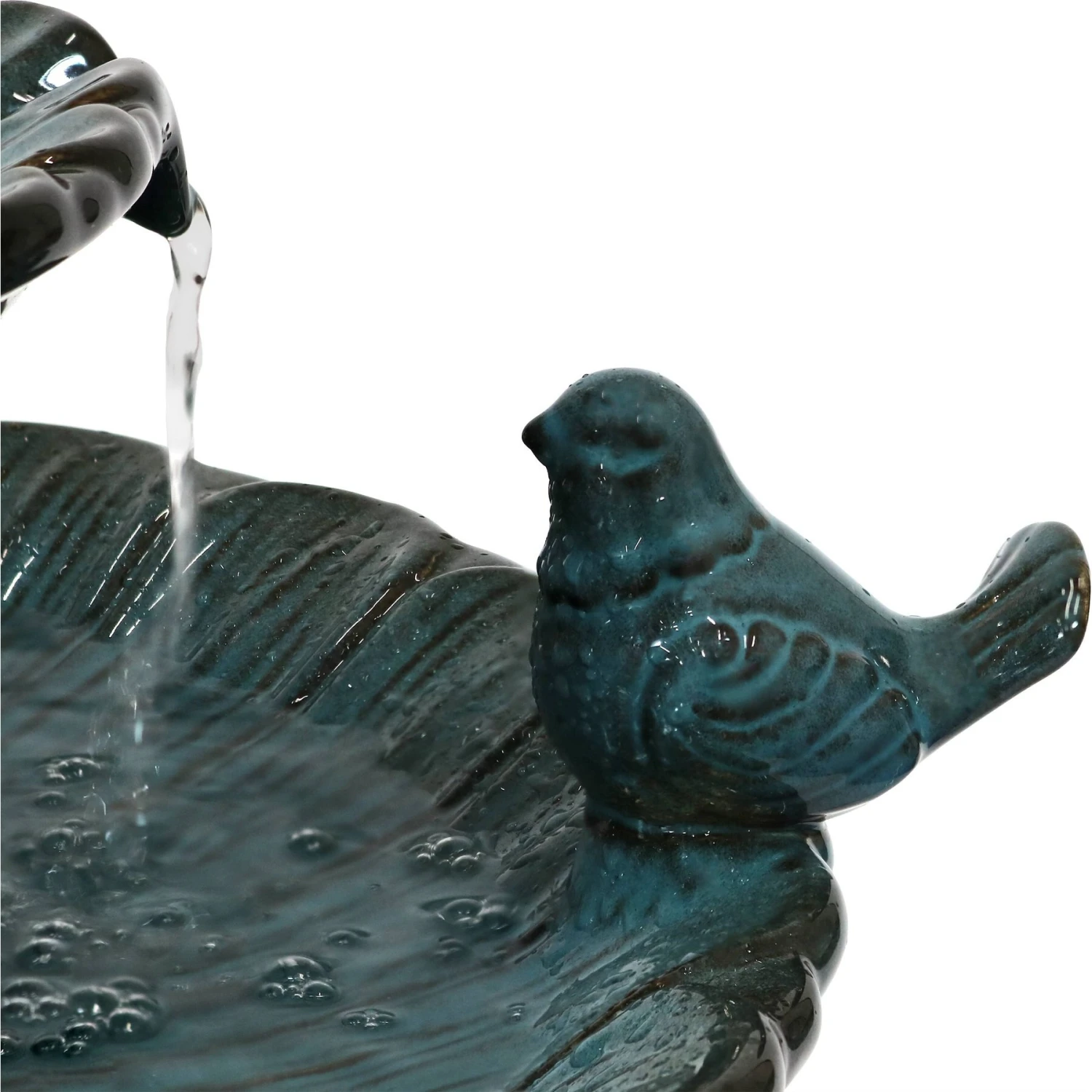 Sunnydaze Decor 2-Tier Resting Birds Ceramic Outdoor Water Fountain 10 Sunnydaze Decor 2-Tier Resting Birds Ceramic Outdoor Water Fountain - Image 8