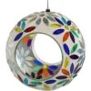 Sunnydaze Decor Rainbow Daisies Mosaic Glass Fly-Through Hanging Bird Feeder -Sunny Decor Shop 357841 MAIN. AC SS1800 V1641946894