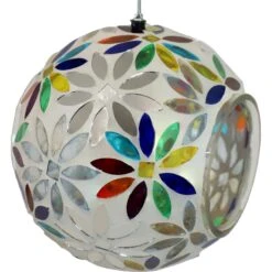 Sunnydaze Decor Rainbow Daisies Mosaic Glass Fly-Through Hanging Bird Feeder 16 Sunnydaze Decor Rainbow Daisies Mosaic Glass Fly-Through Hanging Bird Feeder -Sunny Decor Shop 357841 PT5. AC SS1800 V1641940687