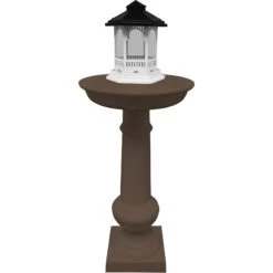 Oakland Living Modern Round Cast Bird Bath & Feeder Combo -Sunny Decor Shop 357966 PT1. AC SS1800 V1643068973