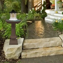 Oakland Living Modern Round Cast Bird Bath & Feeder Combo -Sunny Decor Shop 357966 PT2. AC SS1800 V1643070392