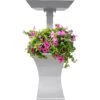Oakland Living Modern Square Cast Bird Bath & Planter Vase Combo -Sunny Decor Shop 357974 MAIN. AC SS1800 V1643054214