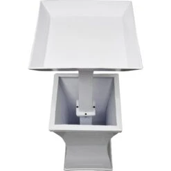 Oakland Living Modern Square Cast Bird Bath & Planter Vase Combo -Sunny Decor Shop 357974 PT4. AC SS1800 V1643064424