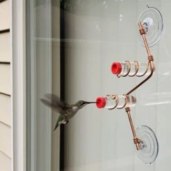 Sweet Feeders Geo Bird Feeder, Copper, 2 Station -Sunny Decor Shop 368065 PT3. AC SS1800 V1645743101