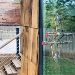 Sweet Feeders Geo Bird Feeder, Copper, 2 Station -Sunny Decor Shop 368065 PT4. AC SS1800 V1645743703