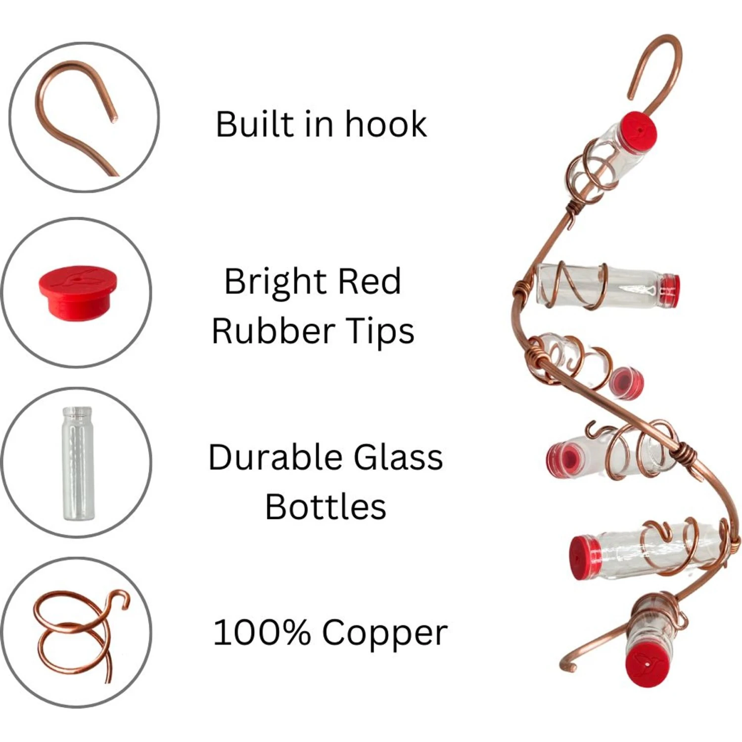 Sweet Feeders Modern Spiral Bird Feeder 5 Sweet Feeders Modern Spiral Bird Feeder - Image 3