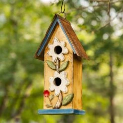 Glitzhome Two-Tiered Distressed Solid Wood Birdhouse With 3D Flowers 14 Glitzhome Two-Tiered Distressed Solid Wood Birdhouse With 3D Flowers -Sunny Decor Shop 368246 PT4. AC SS1800 V1663106604