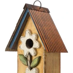 Glitzhome Two-Tiered Distressed Solid Wood Birdhouse With 3D Flowers 15 Glitzhome Two-Tiered Distressed Solid Wood Birdhouse With 3D Flowers -Sunny Decor Shop 368246 PT5. AC SS1800 V1663106753