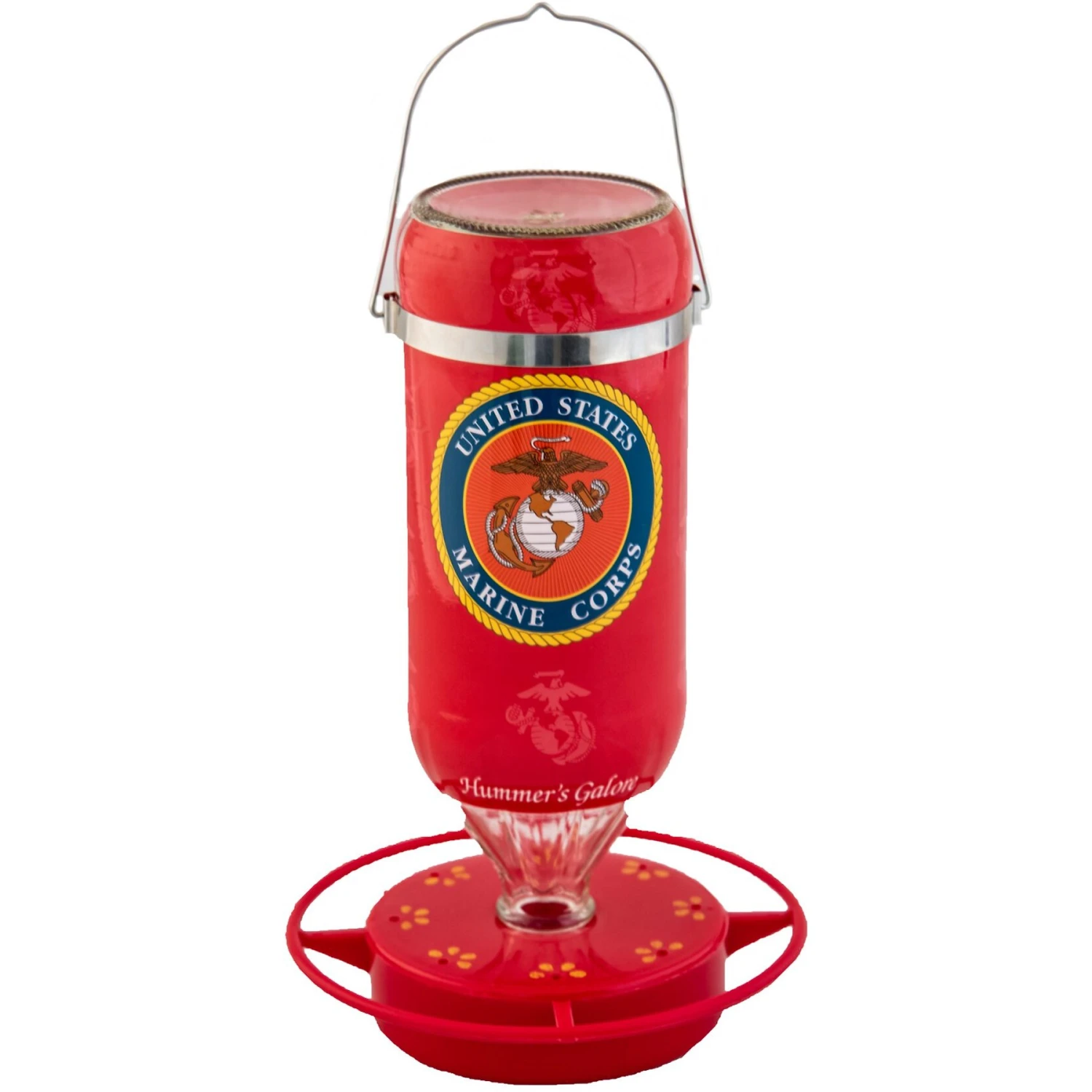 Hummer's Galore United States Marine Corp Hummingbird Feeder, Red, 32-oz 3 Hummer's Galore United States Marine Corp Hummingbird Feeder, Red, 32-oz