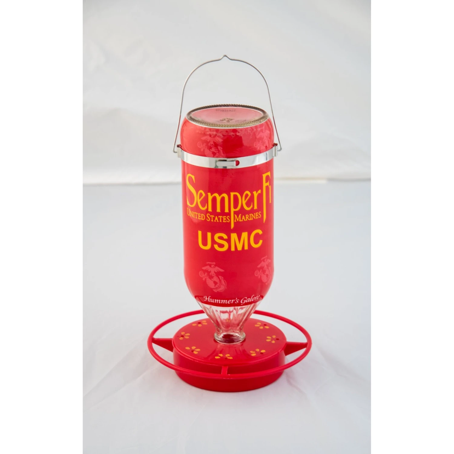Hummer's Galore United States Marine Corp Hummingbird Feeder, Red, 32-oz 4 Hummer's Galore United States Marine Corp Hummingbird Feeder, Red, 32-oz - Image 2