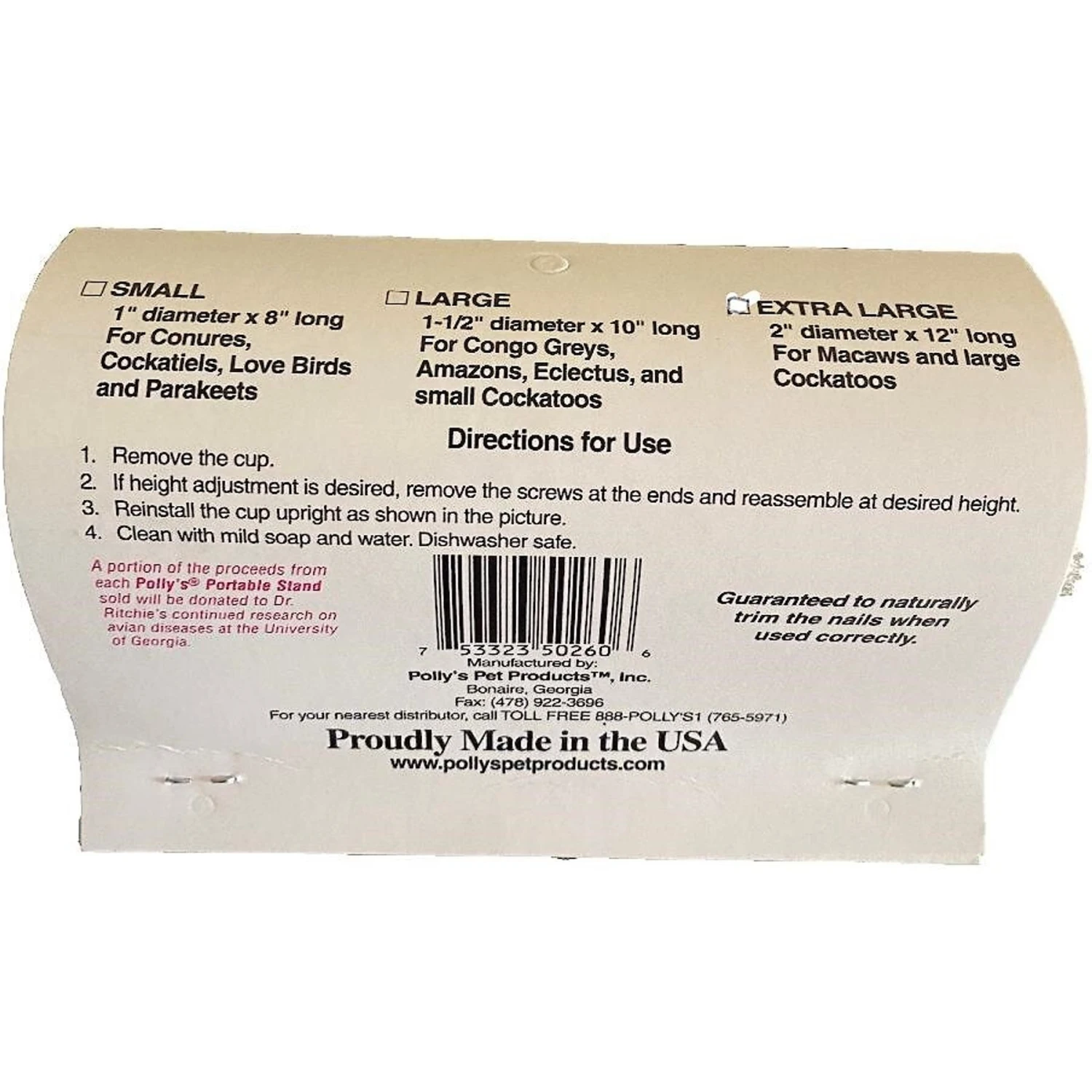 Polly's Pet Products Portable Bird Stand 6 Polly's Pet Products Portable Bird Stand - Image 4