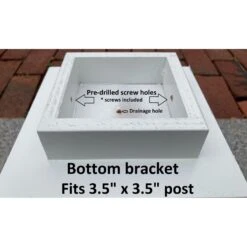 Birds Sanctuary Handmade Wooden Mounted Birdhouse Post -Sunny Decor Shop 511686 PT2. AC SS1800 V1663714287