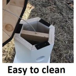 Birds Sanctuary Handmade Hanging Wooden Bird House -Sunny Decor Shop 511710 PT2. AC SS1800 V1657657790