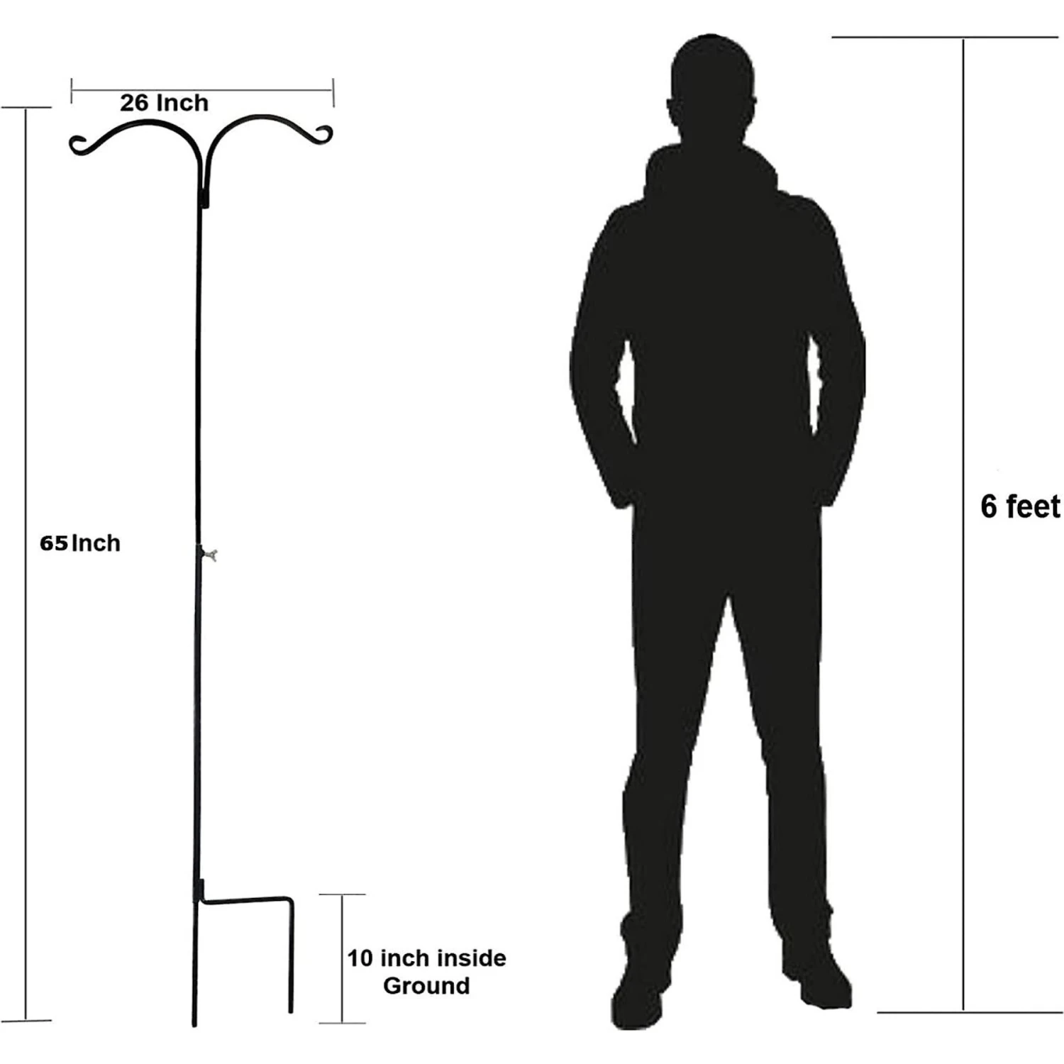 Ashman Shepherds Hook, 65-in 7 Ashman Shepherds Hook, 65-in - Image 5