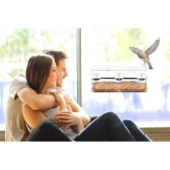 Ashman Deluxe Window Bird Feeder -Sunny Decor Shop 515382 PT1. AC SS1800 V1649353067