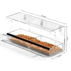 Ashman Deluxe Window Bird Feeder -Sunny Decor Shop 515382 PT2. AC SS1800 V1649352403