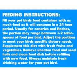 Higgins Sunburst Gourmet BlendBird Seed & Grains Canary & Finch Bird Food, 2-lb Bag -Sunny Decor Shop 518750 PT7. AC SS1800 V1679329935