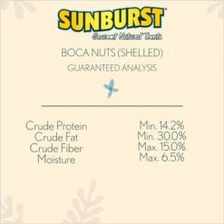 Higgins Sunburst Gourmet Treats Boca Nuts Macaw & Parrot Bird Treats, 5-oz Bag -Sunny Decor Shop 518766 PT3. AC SS1800 V1682699968