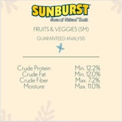 Higgins Sunburst Gourmet Treats Dried Fruits & Veggies Small Cockaiel & Canary Bird Treats, 3-oz Bag -Sunny Decor Shop 518806 PT3. AC SS1800 V1682700041