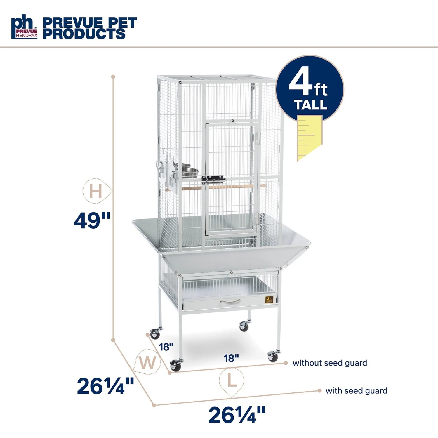 Prevue Pet Products Deluxe Bird Cage 8 Prevue Pet Products Deluxe Bird Cage - Image 6