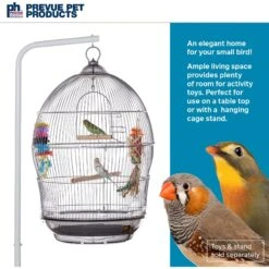 Prevue Pet Products Sonata Bird Cage, Gray -Sunny Decor Shop 536470 PT1. AC SS1800 V1680189949