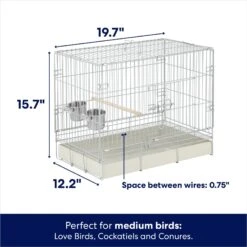 Frisco Travel Bird Cage -Sunny Decor Shop 574678 PT1. AC SS1800 V1677247040
