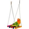 SunGrow Colorful Wooden Parakeet & Budgie Bird Cage Hanging Hammock Swing & Perch -Sunny Decor Shop 640718 MAIN. AC SS1800 V1678992407