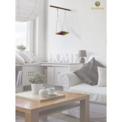 SunGrow Colorful Wooden Parakeet & Budgie Bird Cage Hanging Hammock Swing & Perch -Sunny Decor Shop 640718 PT4. AC SS1800 V1678999758