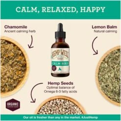 Hemp Well Calm Bird Oil Supplement, 2-oz Bottle -Sunny Decor Shop 654062 PT1. AC SS1800 V1700689482