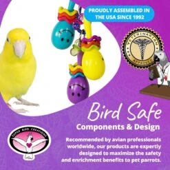 Super Bird Creations Maraca Mania Bird Toy 14 Super Bird Creations Maraca Mania Bird Toy -Sunny Decor Shop 655830 PT7. AC SS1800 V1684347965