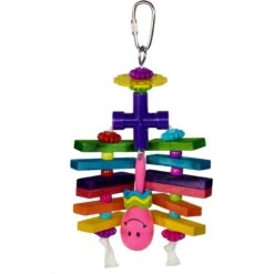 Super Bird Creations Rainbow Rattler Bird Toy -Sunny Decor Shop 655846 PT1. AC SS1800 V1667343177
