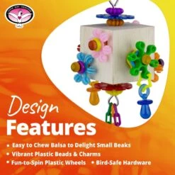 Super Bird Creations Dancing Daisies Bird Toy -Sunny Decor Shop 655862 PT8. AC SS1800 V1684342217