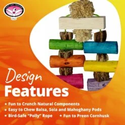 Super Bird Creations Sola Surprise Bird Toy -Sunny Decor Shop 655894 PT8. AC SS1800 V1684340537